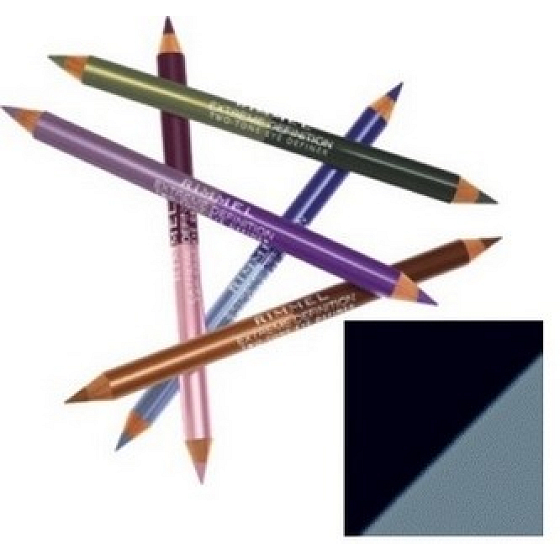 Rimmel London Extreme Definition Duo Tone eye pencil shade 001