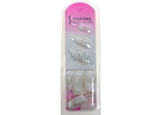 Diva & Nice Vida Nail French Nail Girls Artificial Nails for French Manicure 24 Pieces