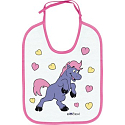 Boček Textile bib with foil - different motives, different colors 1 piece
