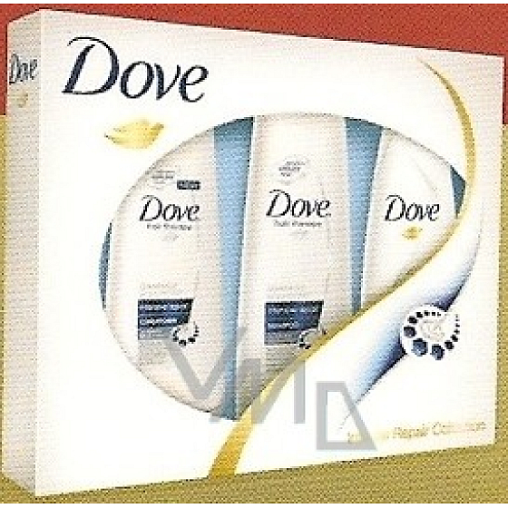 Dove Intense Repair shampoo 250 ml + conditioner 200 ml + shower gel 250 ml, cosmetic set