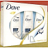 Dove Intense Repair shampoo 250 ml + conditioner 200 ml + shower gel 250 ml, cosmetic set