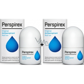 Perspirex Original ball antiperspirant odorless roll-on 3-5 days unisex effect 2 x 25 ml