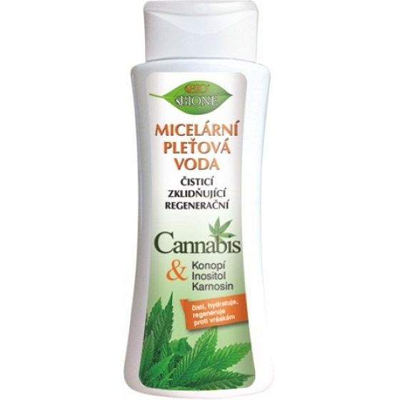 Bione Cosmetics Cannabis Micellar Cleansing Water for All Skin Types 255 ml