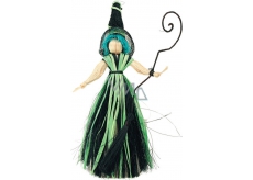 Witch with blue hair 20 cm