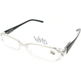 Berkeley Optical reading glasses +2,50 white, black handles 1 piece MC2089