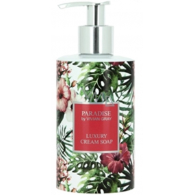 Vivian Gray Flowers Paradise luxury liquid soap with a dispenser 250 ml