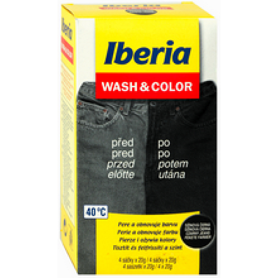 Iberia Wash & Color denim black 80 g