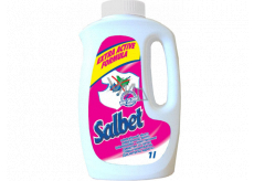 Salbet Liquid stain remover prevents graying and yellowing of laundry 1 l