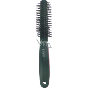 Salon Professional Brush hair brush round black-pink 22.5 cm 40270