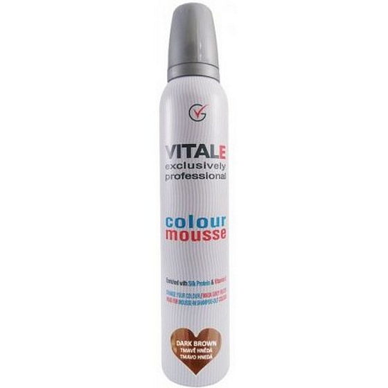 Vitale Exclusively Professional Coloring Mousse With Vitamin E Dark Brown 200 ml