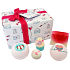 Bomb Cosmetics Gift full of love ballistics 2 x 160 g + ball 30 g + block 50 g + soap 100 g, cosmetic set