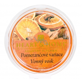 Heart & Home Orange variations Soy natural fragrant wax 27 g