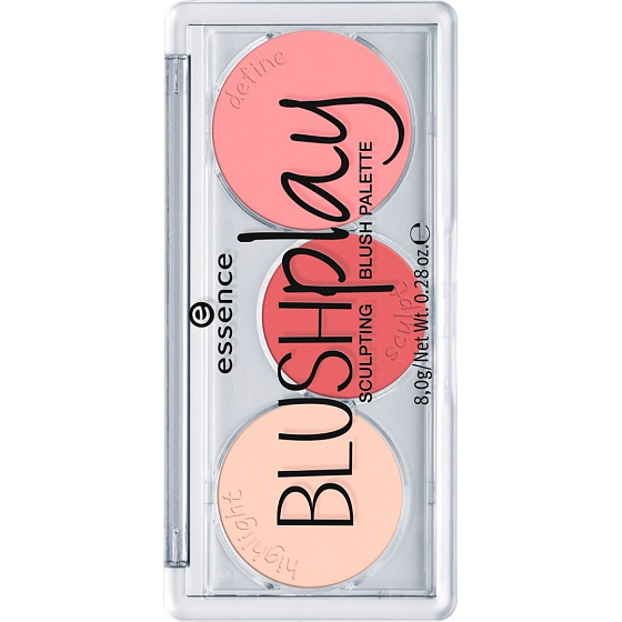 Essence Blush Play Sculpting Blush Palette 10 Play It Peach 8 g