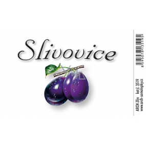 Arch Sticker Slivovice large label 8.5 x 5.5 cm 1 piece