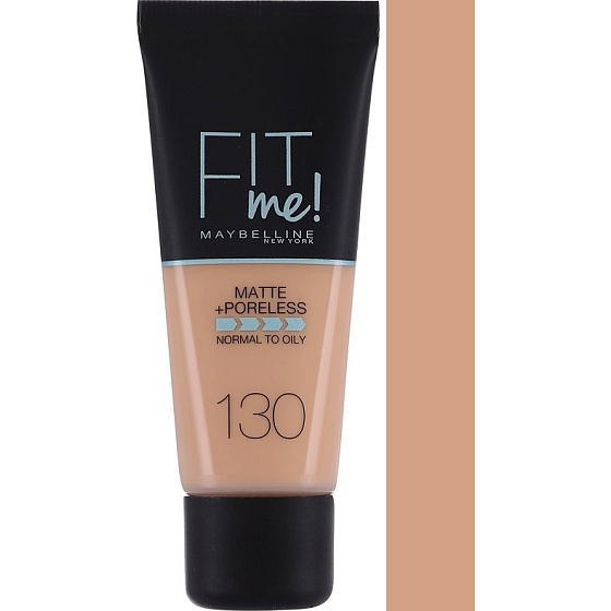 Maybelline Fit Me Matte & Poreless Foundation Makeup 130 Buff Beige 30 ml