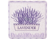 Bohemia Gifts Lavender flowerpot decorative tile 10 x 10 cm