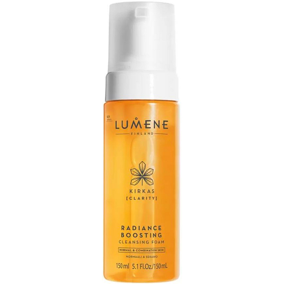 Lumene Cleansing Radiance Boosting Cleansing Foam Brightening Cleansing Foam For Normal To Combination Skin 150 ml