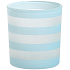 Yankee Candle Coastal Stripe votive candle holder blue 8 x 7 cm