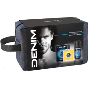 Denim Original aftershave 100 ml + deodorant spray 150 ml + case, cosmetic set