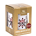 WoodWick Pomegranate - Pomegranate scented candle with wooden wick petite 3 x 31 g + White Snowflake Candlestick Gift Set