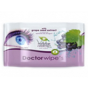 Doctor Wipe Cleansing make-up wipes with grape seed extract 20 pieces