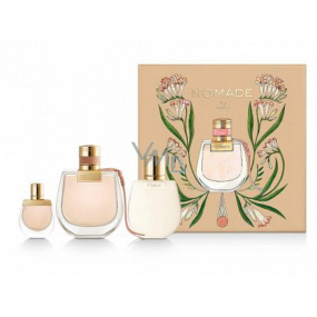 Chloé Nomade perfumed water for women 75 ml + perfumed water 5 ml + body lotion 100 ml, gift set