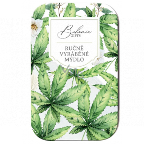 Bohemia Gifts Hemp Handcrafted Toilet Soap with Glycerin in a Tin Box 80 g