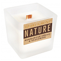 Heart & Home Nature Bamboo Wood and Ginger Scented Candle Small Glass, Burn Time Up to 20 Hours 90 g