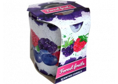 Admit Verona Forest Fruits - Forest fruit scented candle in glass 90 g