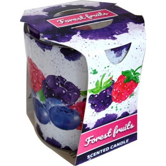 Admit Verona Forest Fruits - Forest fruit scented candle in glass 90 g