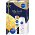 Nivea Silky Smooth Diamond shower gel 250 ml + Silky Smooth antiperspirant spray 150 ml + cream 30 ml, cosmetic set