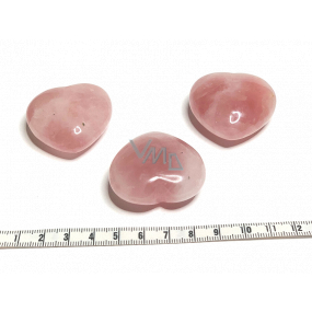 Rosemary Hmatka, healing gemstone in the shape of a heart natural stone 4 cm 1 piece, stone of love