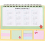 Albi Calendar 2023 planning desk weekly Family 25,5 x 21 x 1 cm