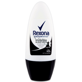 Rexona Invisible Black & White kuličkový antiperspirant deodorant roll-on pro ženy 50 ml