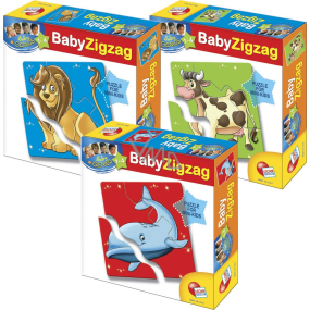 Baby Genius Maxi Puzzle Zigzag for kids 12 pieces different types, recommended age 1-4