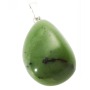 Serpentine (Canadian Jade) Tumbled pendant natural stone, 2,2-3 cm, 1 piece, healers stone
