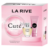 La Rive Cuté eau de parfum 100 ml + shower gel 100 ml, gift set for women