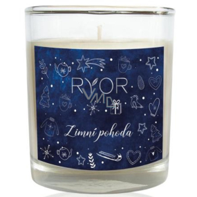 Ryor Winter Wellbeing soy scented candle small burns up to 18 hours 65 g
