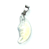 Opalite Moon pendant synthetic stone hand cut figurine 2,2 x 10 mm, stone of wishes and hopes