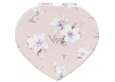 Albi Original Mirror Heart Pink Flower 7 cm