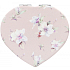 Albi Original Mirror Heart Pink Flower 7 cm