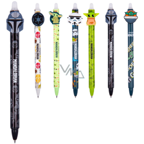 Colorino Star Wars Mandalorian pen black, blue refill 0,5 mm