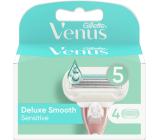 Gillette Venus Deluxe Smooth Sensitive Replacement Heads 4 pieces, for women