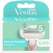 Gillette Venus Deluxe Smooth Sensitive Replacement Heads 4 pieces, for women