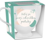 Albi Mug Trendy Enjoy your moment of well-being green 300 ml