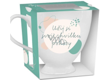 Albi Mug Trendy Enjoy your moment of well-being green 300 ml