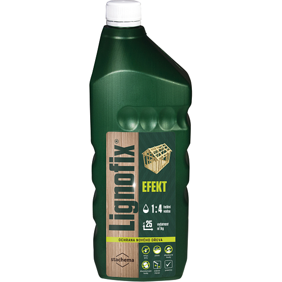 Lignofix Effect prevention against insects, fungi and mold, green, 1 kg