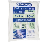 Spokar Extra Cover foil LDPE, 40 µ, 20 m?, 4 × 5 m