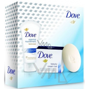 Dove Original cream tablet 100 g + moisturizing hand cream 75 ml, cosmetic set