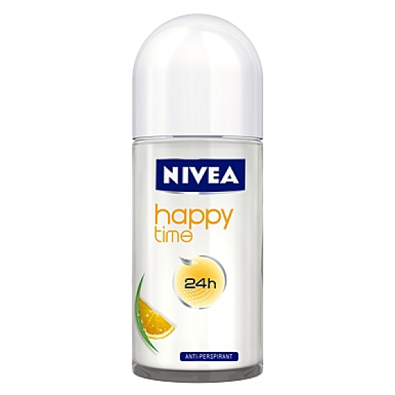 Nivea Happy Time ball antiperspirant deodorant roll-on for women 50 ml
